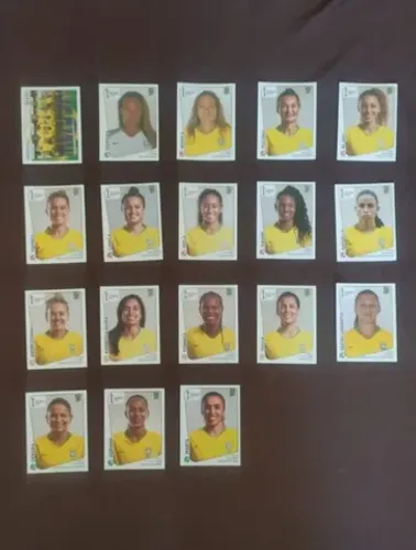 Figurinhas do Brasil Copa Feminina 2019