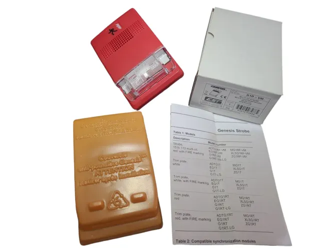 Sirene de Alarme G1R-VM - Genesis - Vermelha