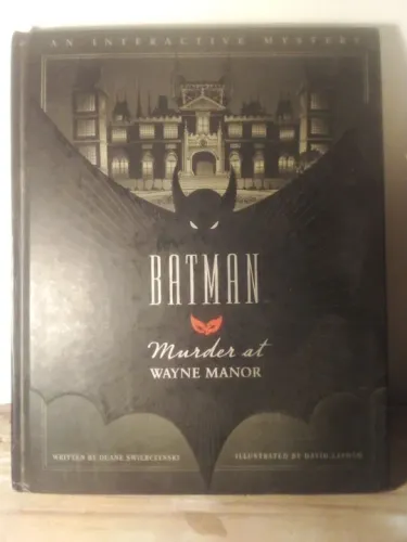 Mistério interativo Batman, Murder at Wayne Manor, novo, intacto