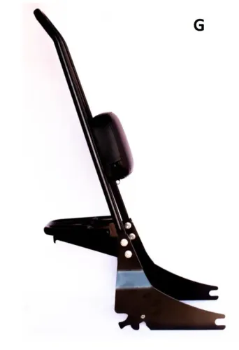 Encosto Sissy Bar Removível Hd Softail Slim/ Street Bob 2018