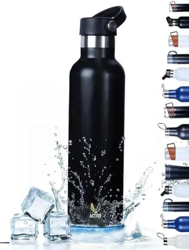 Garrafa térmica armazenagem de água pra conservar quente ou frio 800 ml