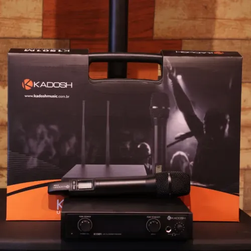Microfone Kadosh Sem Fio K1501m