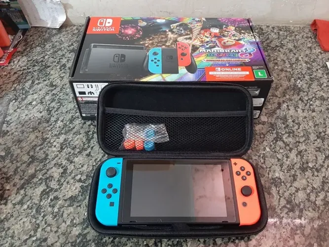 Promoção Nintendo Switch V2 Destravado 128Gb( ACEITO CREDISHOP)