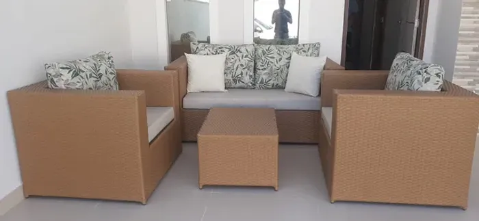 Conjunto de varanda sofá 