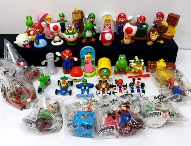 Coleção Bonecos Mc Donalds Super Mario Bros - Originais