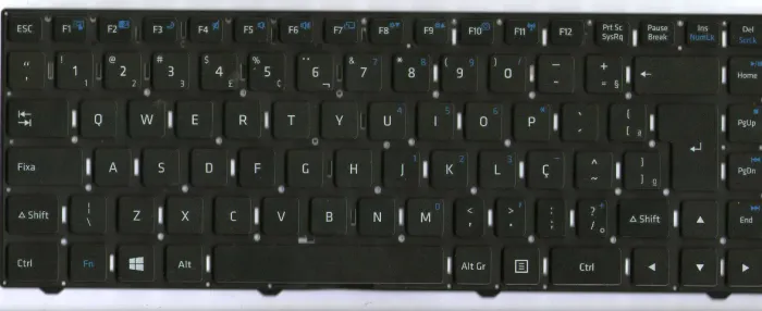 Teclado Para Reposição Notebook Positivo Cor Preta S3990