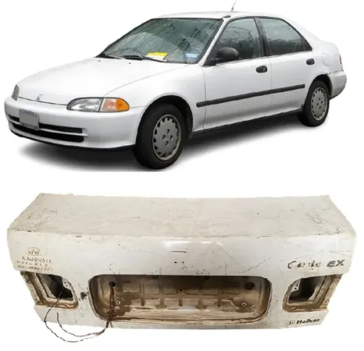 Tampa Traseira Civic 1993 1994 1995 Branca