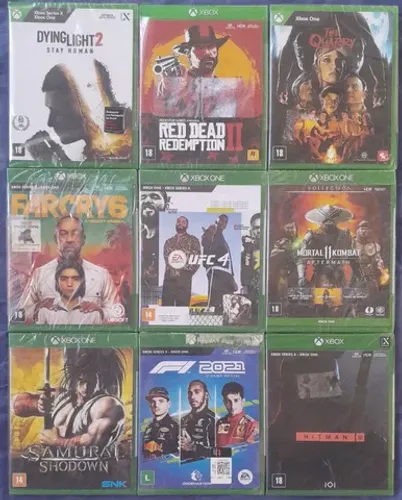 Jogos Xbox One Zerados Lacrados 150 reais cada