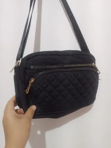 Bolsa preta transversal