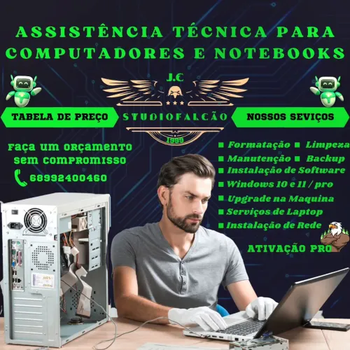 ASSISTÊNCIA TÉCNICA - COMPUTADOR E NOTEBOOKS