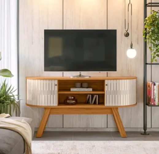 Rack de TV Moderno em Madeira