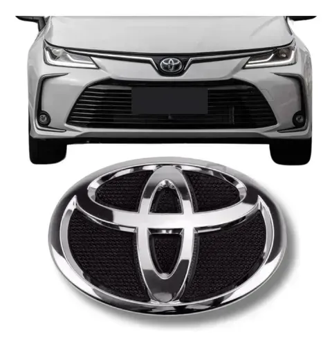 Emblema Grade Radiador Cromado Corolla 2020 2021 2022