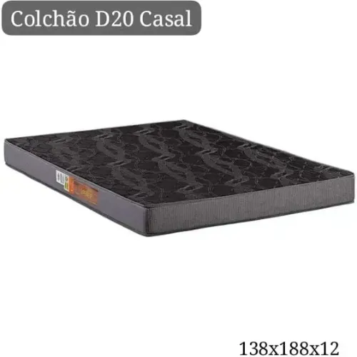 Colchão d20 casal estampado 138x188x12