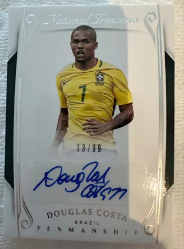 2018 Panini Douglas Costa Penmanship Autografado /99 