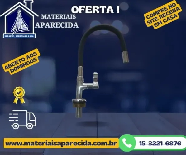 Torneira Cozinha Gourmet Preta Mesa- nova