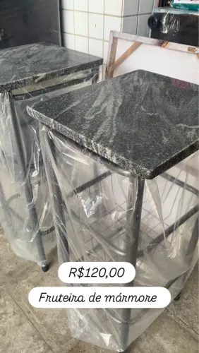 Fruteira de mármore - R$120,00