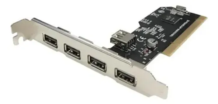 Placa USB PCI 4 Portas USB 2.0 Lotus