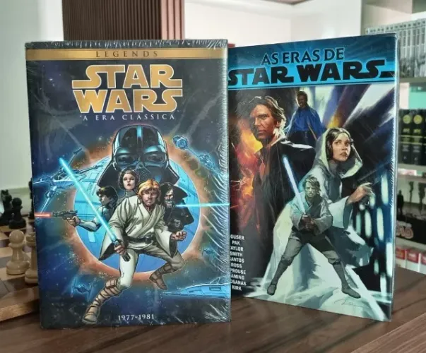 COMBO OMNIBUS STAR WARS A ERA CLÁSSICA 1977 A 1981 + AS ERAS DE STAR WARS. Novos Lacrados.