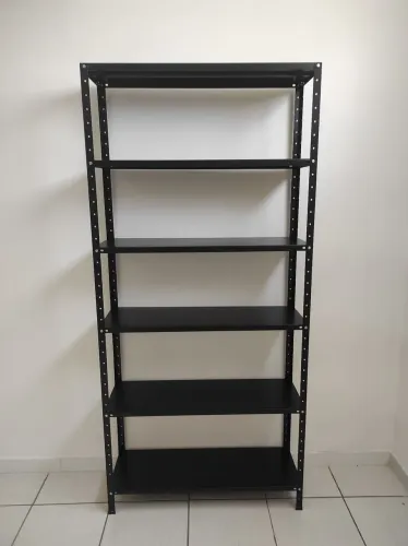 Estante de aço preta c/6 bandejas ( Entrega grátis !)