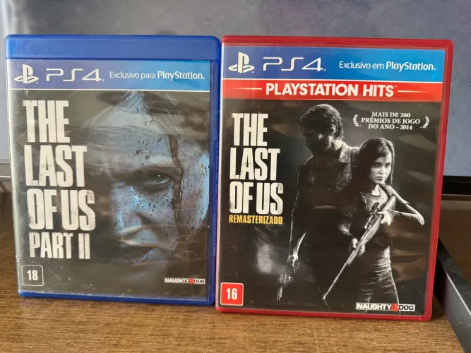 The Last Of us parte 1 é Parte 2 Ps4