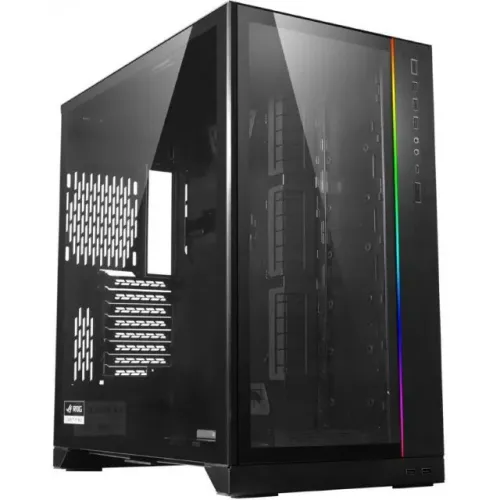 Gabinete Gamer Lian Li Dynamic XL ROG, Preto, Full Tower, Vidro Temperado, Sem Fonte 