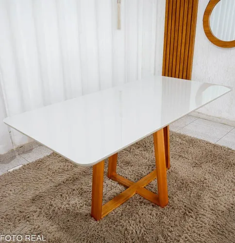 MESA DE JANDAR SUPER DESIGN ALTAMENTE ELEGANTE COM BASE EM MADEIRA MACIÇA!!!RF