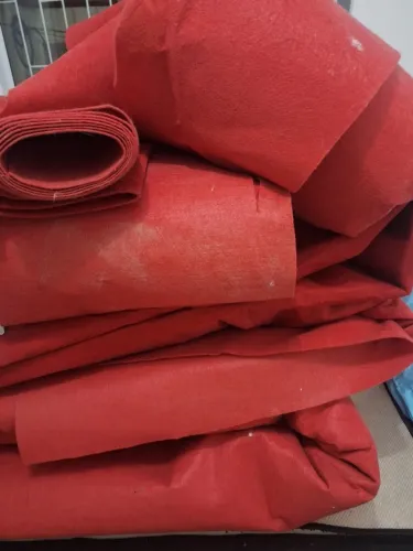 Tapete vermelho para festa 