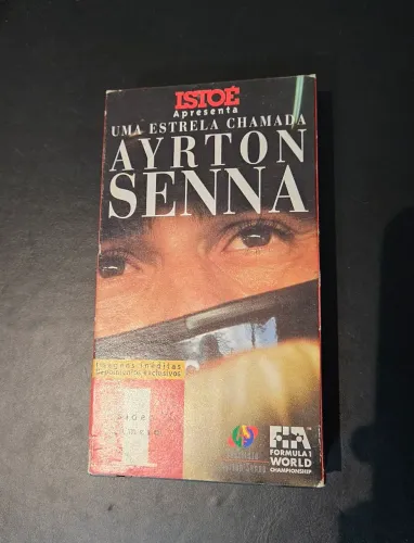 Fita VHS Rara - ISTOÉ apresenta: Uma Estrela Chamada Ayrton Senna