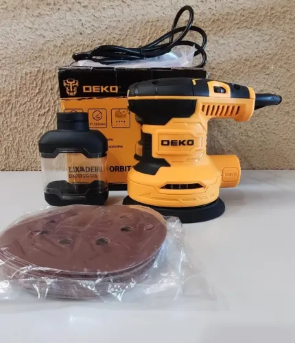 Lixadeira Roto Orbital 5 Polegadas 320w 16 Lixas 220v