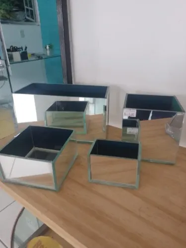 Vasos decorativos Epelhados