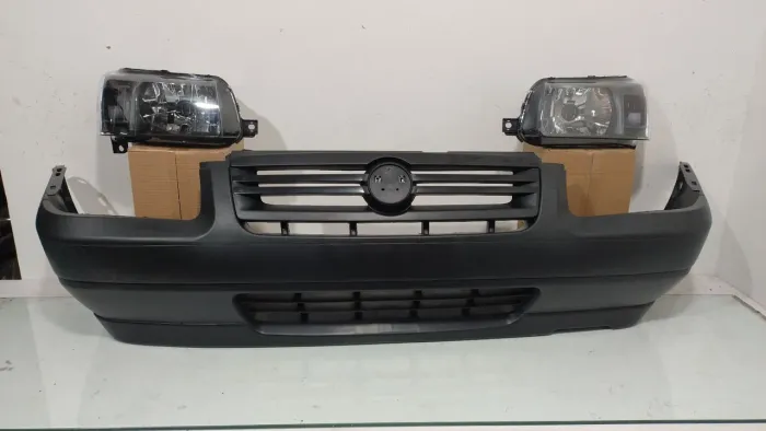 Kit par de farol e para-choque dianteiro uno novo