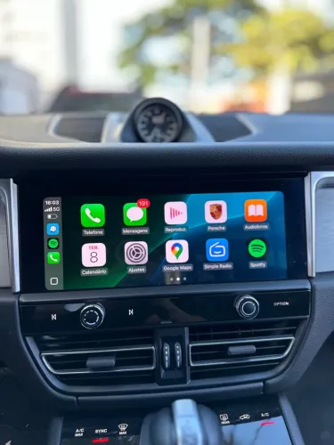 Porsche com Carplay Sem Fio e FullScreen