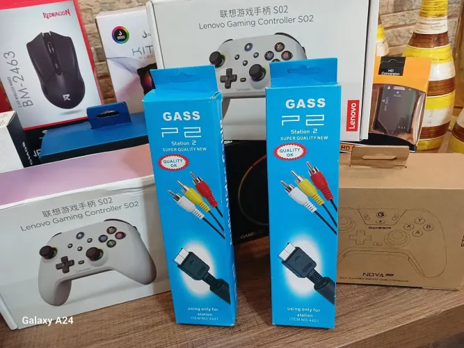 Cabo AV para Playstation 1,Ps2 e Ps3- Alta Qualidade