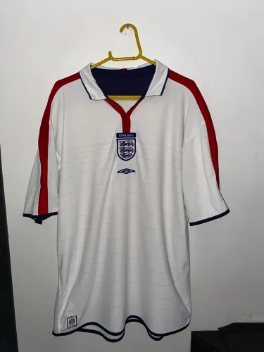Camisa de Time Inglaterra Umbro Reversível 2002/05 (Home/Away) - GG