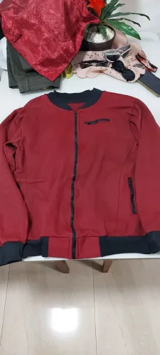 Jaqueta Bomber Vermelha