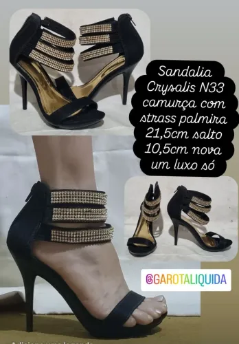 Sandália Crysalis N33 um luxo