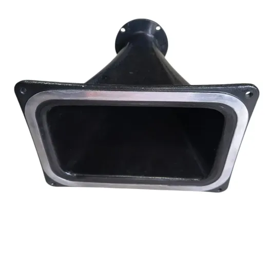 Corneta alumínio retangular driver