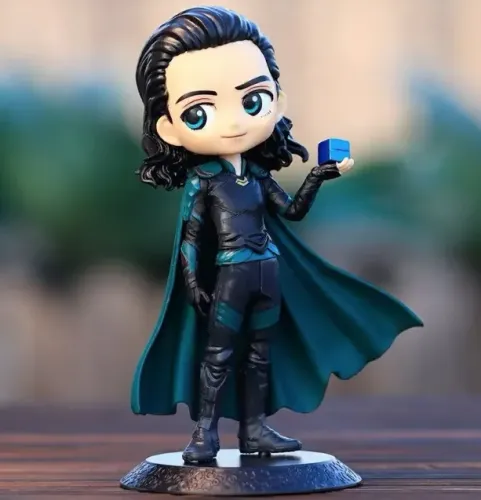 Estátua Decoração Loki Action Figure Presente Filme - Vingadores Marvel Avengers