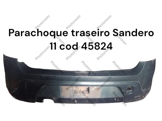 Parachoque Traseiro Sandero 2011 2012 2013 2014 2015 2016