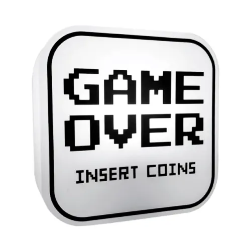 Luminária Box Game Over 3X SEM JUROS NO CARTÃO