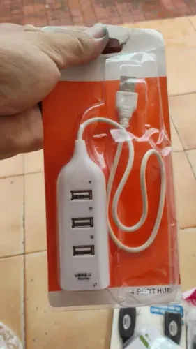 HUB USB 2.0 - 4 Portas Branco