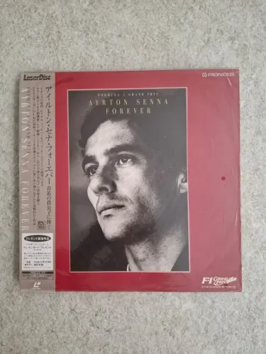 Laser disc Ayrton Senna forever edição japonesa com OBI