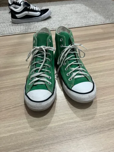Converse All star verde cano alto 