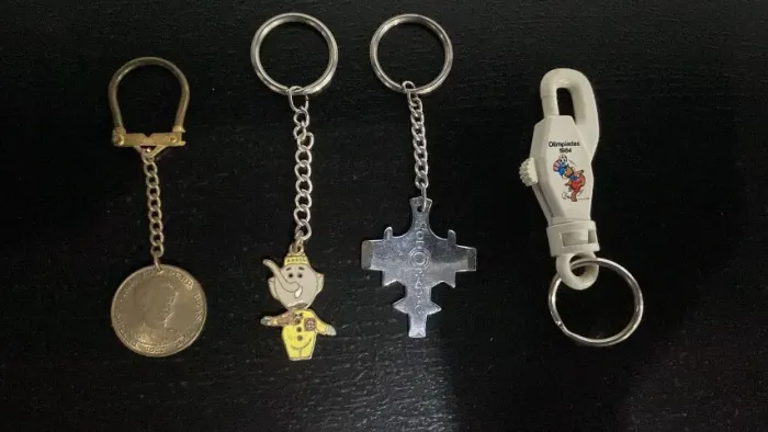 Lote de Chaveiros Vintage Diversos 