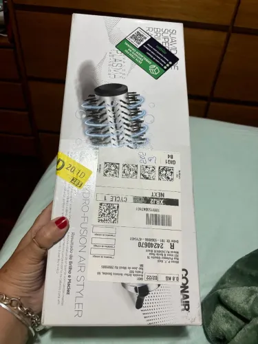 Escova elétrica de cabelo