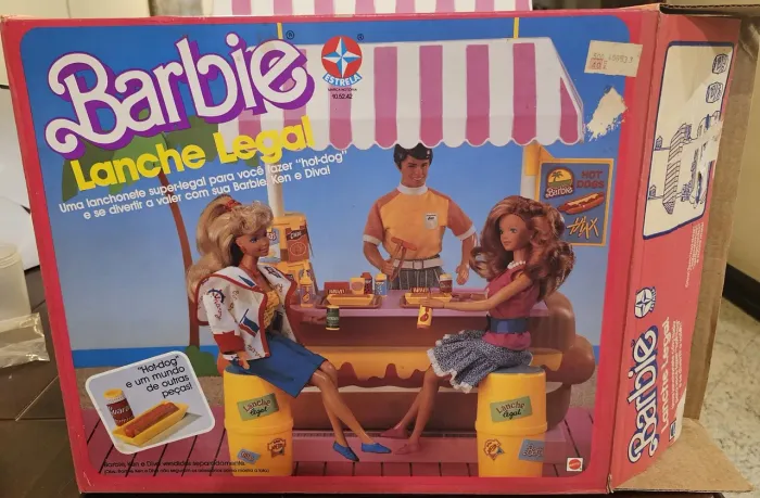 Barbie Lanche Legal - anos 90. Completa, na caixa com instrução.