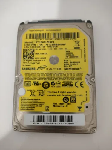 HD 1TB SATA Samsung 2.5"