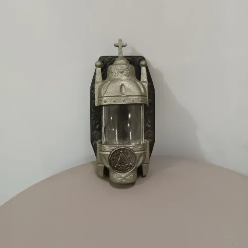 Porta água benta de parede 