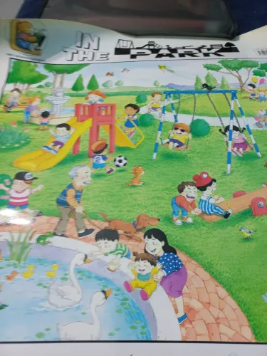 Cartaz em inglês In the Park
