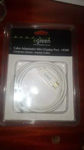  cabo adaptador mini displayport para hdmi